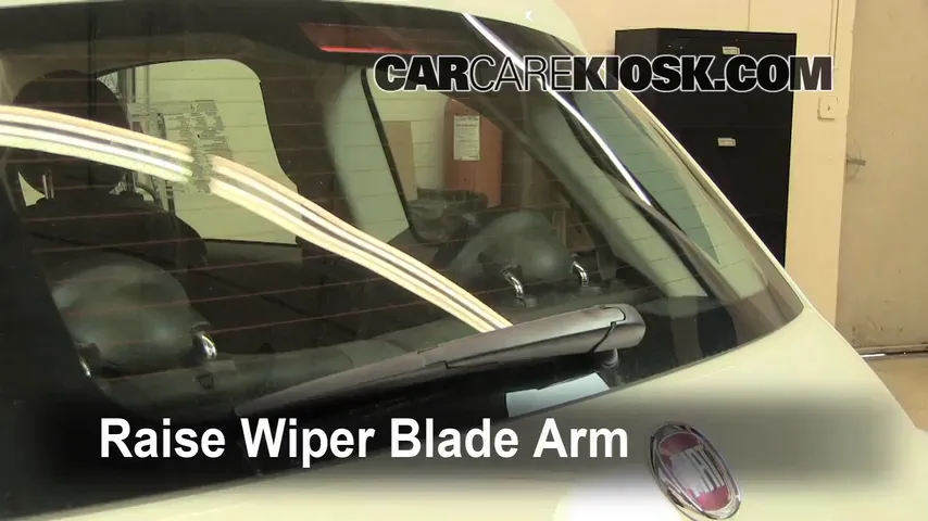 2012 Fiat 500 Pop 1.4L 4 Cyl. Windshield Wiper Blade (Rear) Replace Wiper Blade